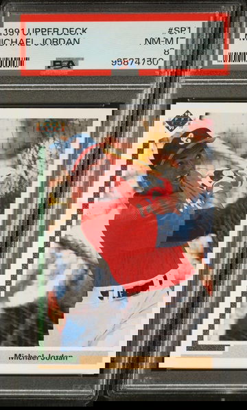 1991 Upper Deck Michael Jordan SP1 PSA 8
