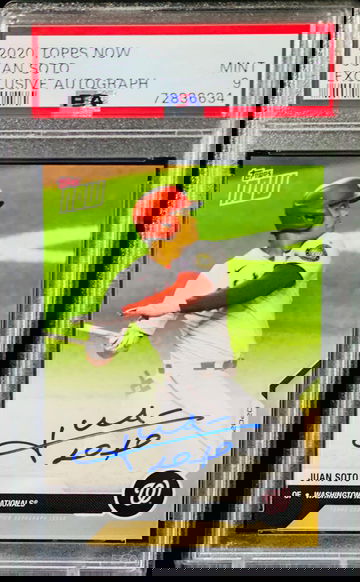 Juan Soto Platinum Member Auto PSA 9 POP 1 Limited PR