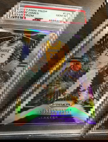 2019-20 Prizm LeBron James Silver PSA 10