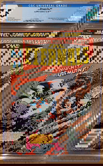 Eternals #4 CGC 7.5  2nd Appearance of Sersi 1976 VF-