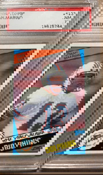 Dan Marino 1984 Topps RC PSA 7