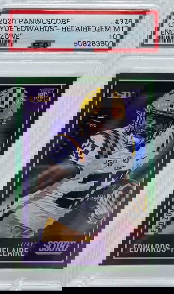 2020 Clyde Edwards-Helaire PSA 10 SSP /6