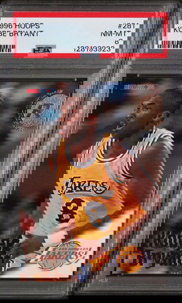 1996 Hoops Kobe Bryant #281 PSA 8