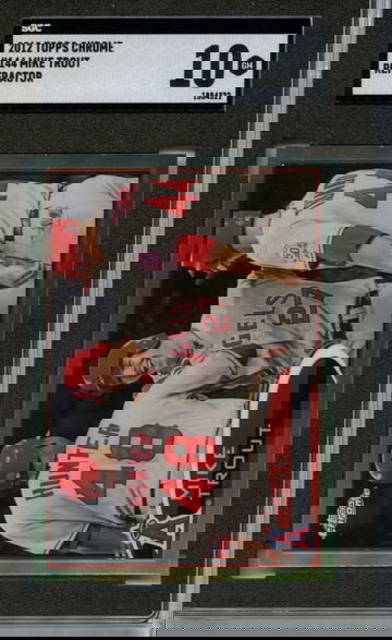 2012 Topps Chrome Refractor #144 Mike Trout - SGC 10