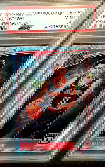 2018 Panini Donruss Optic Trae Young Premium Box Set /249 PSA 9