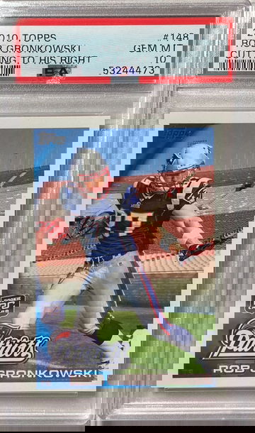 ROB GRONKOWSKI ROOKIE PSA 10 2010 TOPPS #148 PATRIOTS BUCS
