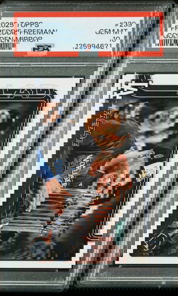 2025 Topps Freddie Freeman #239 Golden Mirror Image Variation SSP PSA 10