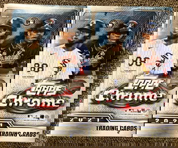 2021 Topps Chrome Baseball Hobby Lite Boxes Lot of 2 New/Sealed
