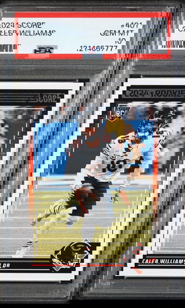 2024 Score Mystery Rookies Redemption Caleb Williams #401 PSA 10