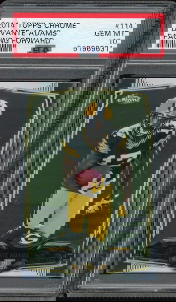 Davante Adams 2014 Topps Chrome #114 PSA 10