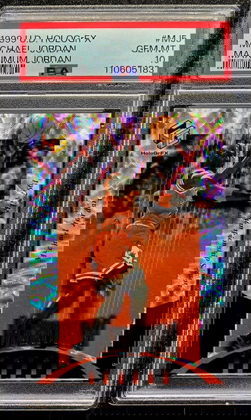 1999 Upper Deck HOLOGrFX MICHAEL JORDAN #MJ5 PSA 10 Maximum Jordan