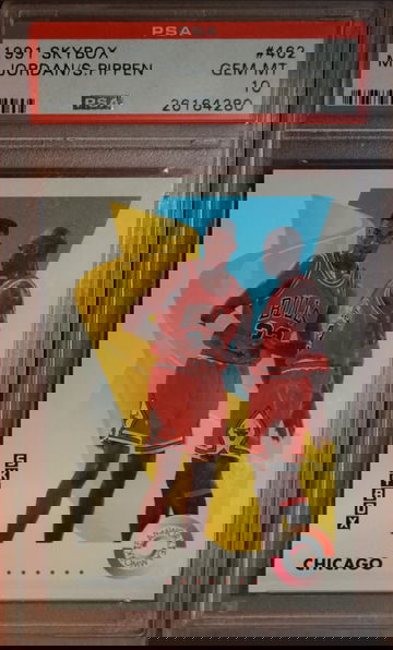 1991 Skybox Michael Jordan/Scottie Pippen #462 PSA 10