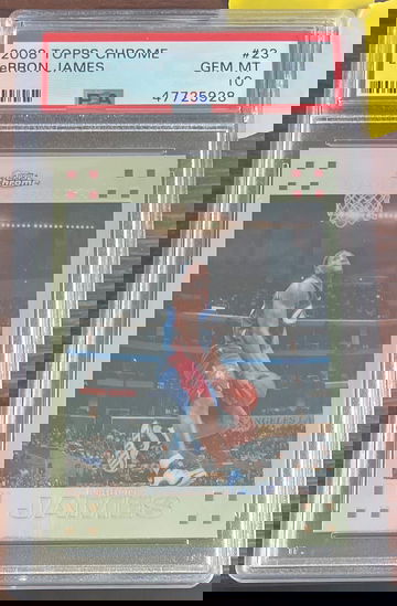 2008 Topps Chrome #23 Lebron James PSA 10 GEM MT