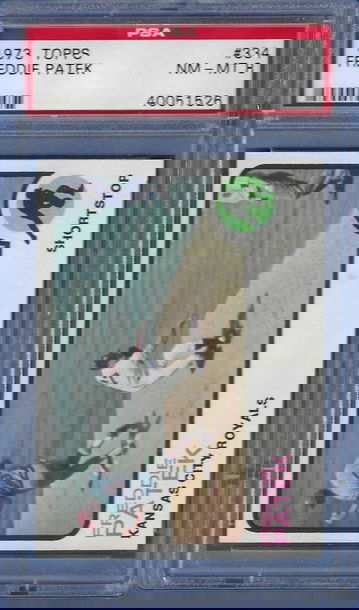 1973 Topps Freddie Patek #334 *PSA 8* Kansas City Royals