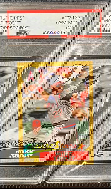 2012 Topps #TM127 MIKE TROUT RC 1987 Topps Minis Future Stars PSA 10 Gem Mint💎
