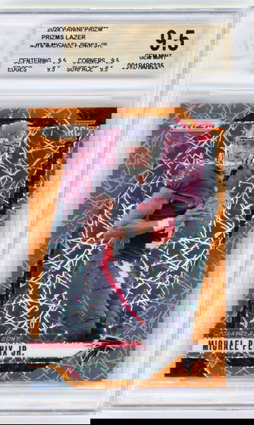 2024 Panini Prizm Michael Penix Jr Orange Lazer Prizm Rookie RC #378 BGS 9.5