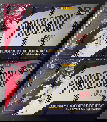 2x 2021 Panini Phoenix Football Set Fanatics Exclusive with Bonus Pack - Lot of 2 sets