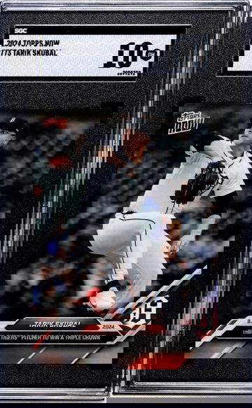 2024 TOPPS TARIK SKUBAL NOW #773 Cy Young SGC 10