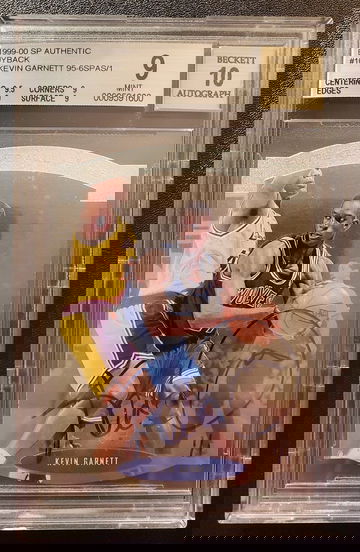 1995-96 Kevin Garnett SP auto RC 1/1 Buyback