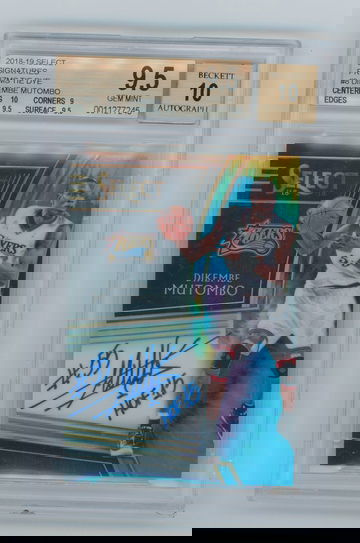 Dikembe Mutumbo 18-19 Panini Select Tie Dye Prizm Auto /25 