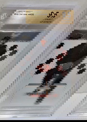 2002-03 Topps Finest Dwyane Wade RC #182 - BGS 9.5 GEM MINT Miami Heat Rookie