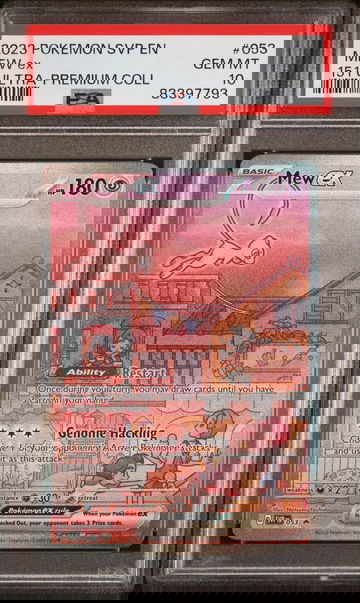 2023 Pokemon Scarlet and Violet Black Star Promo 151 Ultra Premium Collection Mew Ex #053 PSA 10