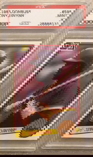 1983 tony Gwynn Donruss Psa 9