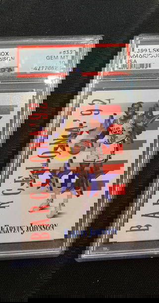 1991-92 Skybox - #533 Magic Johnson Olympic Dream Team USA PSA 10 GEM MT