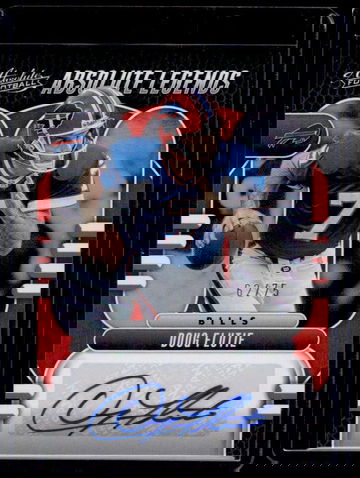 2023 Panini Absolute Legends Auto Doug Flutie Signatures Red #d /75