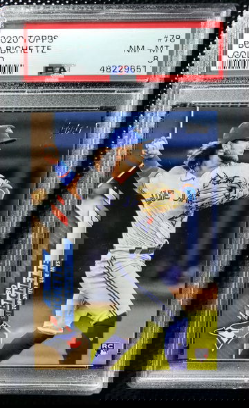 2020 Topps Bo Bichette Gold #/2020 PSA 8