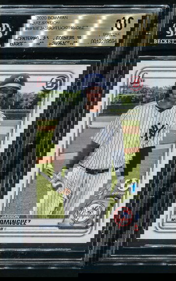 Jasson Dominguez 2020 Bowman 1st Edition Pristine