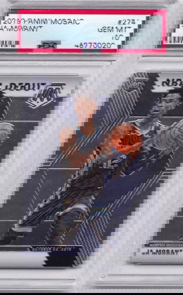 Ja Morant 2019 Mosaic NBA Debut PSA 10