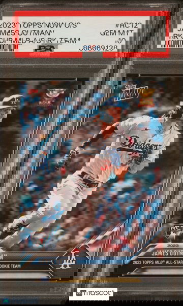 2023 Topps Now Rookie Cup All-Star RC James Outman #RC12 PSA 10