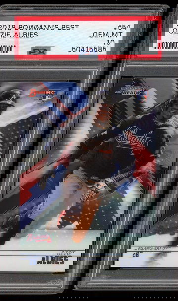 2018 Bowman's Best Ozzie Albies RC PSA 10 Gem Mint!