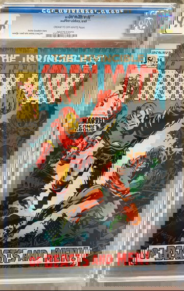 Iron Man #16 (1969) CGC 9.6 -- Archie Goodwin, George Tuska, and Johnny Craig