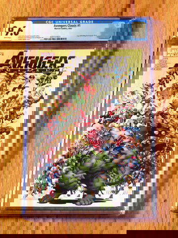 AVENGERS CLASSIC #1 CGC 9.6 NM+ WP 2007 Arthur Adams cover Reprints Avengers #1