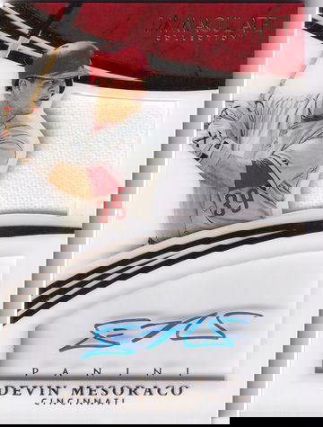 2014 Panini Immaculate Collection Devin Mesoraco #8 Autograph Relic 33/49