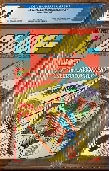 G.I. Joe, A Real American Hero #26 (1984) CGC 9.4 -- White p; Snake Eyes' origin