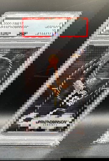 2000 DAVID ROBINSON #9 TOPPS FINEST PSA 10 MVP HOF SAN ANTONIO SPURS 