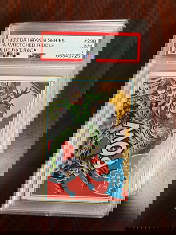 1966 Batman B Series Blue Back 29b PSA 7