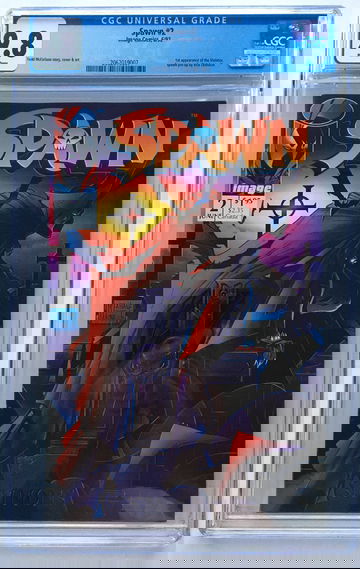 Spawn #2 CGC NM/M 9.8 White Pages 1st Appearance of the Violator! FREE S/H.