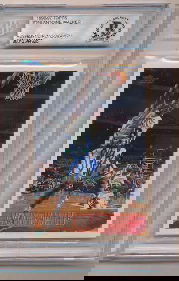 1996-97 Topps #146 Antoine Walker RC Signed Autograph Beckett