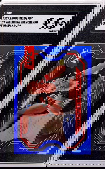 2021 Panini Prizm Blue Valentina Shevchenko #139 /199 SGC 9.5