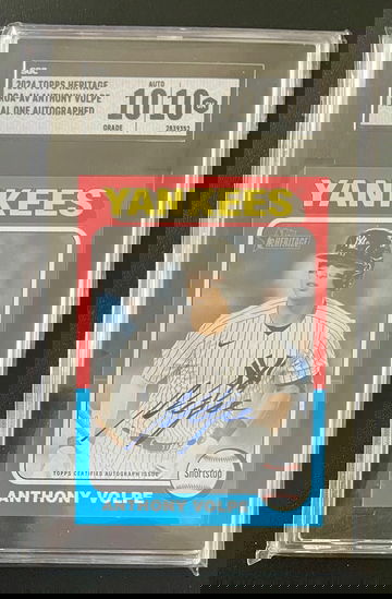 2024 Heritage Anthony Volpe Real One Auto SGC 10/10