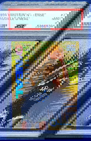 1994 Skybox Emotion N-Tense Shaquille O'Neal #7 PSA 9