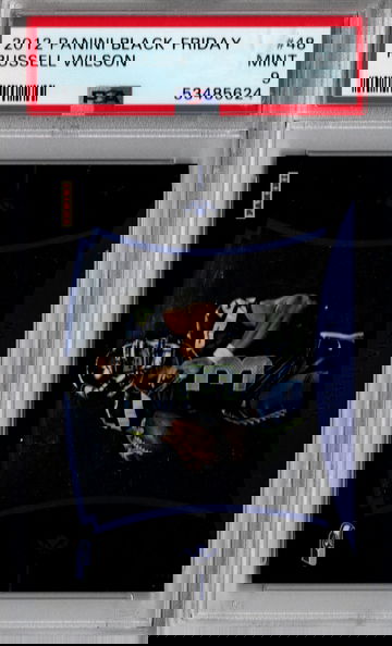 2012 Panini Black Friday Russell Wilson PSA 9