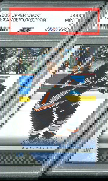 Alexander Ovechkin - 2005-06 Upper Deck Young Guns Rookie #443 - PSA 9