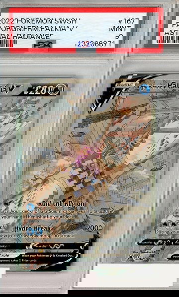 2022 POKEMON SWSH ASTRAL RADIANCE FA ORGN FRM PALKIA V #167 PSA 9