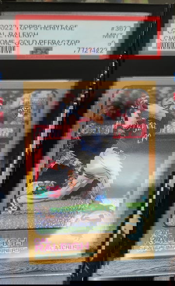 2022 Heritage CAL RALEIGH Gold Refractor /5 PSA 9