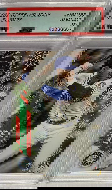 2020 Topps Holiday Kyle Lewis PSA 10